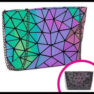 3/$50 Iridescent tote bag. Brand new!